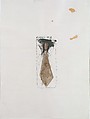 Copper Tie, Jim Dine (American, born Cincinnati, Ohio, 1935), Ink and metallic paint on paper