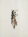 Informal Copper Tie, Jim Dine (American, born Cincinnati, Ohio, 1935), Ink and metallic paint on paper