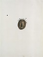 Little Black Tie in a Copper Space, Jim Dine (American, born Cincinnati, Ohio, 1935), Ink and metallic paint on paper