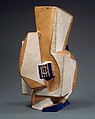 The Guitar, Henri Laurens (French, 1885–1954), Painted terracotta
