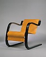 "31" Armchair, Alvar Aalto  Finnish, Laminated and painted birch plywood and bentwood