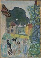 Village Scene, Grasse, Pierre Bonnard  French, Oil on canvas