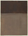 Untitled (Brown and Gray), Mark Rothko American, born former Russian Empire, now Latvia, Acrylic on paper