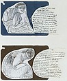 Two Figures, José Luis Cuevas  Mexican, Cut and pasted paper, black marker, pen and black, blue, and brown inks, and colored pencil on wove paper