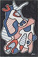 Cow, Jean Dubuffet French, Ink marker on paper
