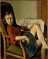 Thérèse, Balthus (Balthasar Klossowski) French, Oil on cardboard mounted on wood