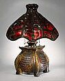 Table lamp, Pierre-Adrien Dalpayrat  French, Glass, glazed stoneware, bronze