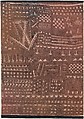 In the Manner of a Leather Tapestry, Paul Klee German, born Switzerland, Brush and black ink and spattered tempera on paper, mounted on board