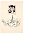 Ebony Branches, Lorna Simpson  American, Collage and ink on paper