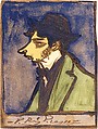 Carles Casagemas, Pablo Picasso (Spanish, Malaga 1881–1973 Mougins, France), Pen and brown ink and matte translucent paint on paper