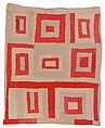 Eight-Block Housetop quilt, Lola Pettway  American, Top: cotton; back: cotton and cotton-polyester blend