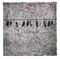 The End of November: The Birds That Didn't Learn How to Fly, Thornton Dial  American, Quilt, wire, fabric, and enamel on canvas on wood