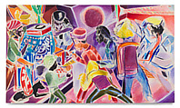 Dub, Denzil Forrester (British, born Grenada, 1956), Oil on canvas