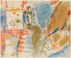 Western Dream, Helen Frankenthaler  American, Oil on unsized, unprimed canvas