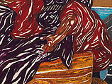 Medea, Act I & II (Feuerbach & Van Loo), Chase Hall (American, born St. Paul, Minnesota 1993), Acrylic and coffee on cotton canvas