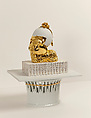 The Golden Idol, Arlene Shechet American, Glazed Meissen porcelain and gold