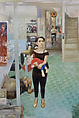 Evergreen Beauty, Yeung Tong Lung  Chinese, Oil on canvas