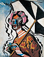 L’Elegance (Woman with a Parasol), Francis Picabia French, Ripolin on canvas