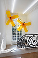 27th of March 2012 (Forsythia), Petrit Halilaj Kosovar, Stainless steel, canvas, acrylic paint, thread