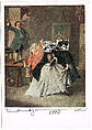 #5 Some Sum, Ted Joans  American, Cut and pasted printed papers on postcard