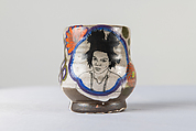 Portrait Cup: Jean-Michel Basquiat, Roberto Lugo  American, Glazed ceramics