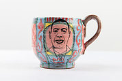 Portrait Cup: Horace Pippin, Roberto Lugo American, Glazed ceramics
