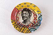 Plate: Alma Thomas, Roberto Lugo American, Glazed ceramics