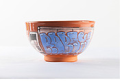 Grafitti Truck Bowl 4, Roberto Lugo American, Glazed ceramic