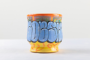 Grafitti Cup 2, Roberto Lugo American, Glazed ceramic