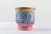 Grafitti Cup 4, Roberto Lugo American, Glazed ceramic