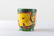 Grafitti Cup 5, Roberto Lugo American, Glazed ceramic