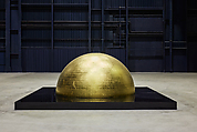 The Capital of the Golden Tower, James Lee Byars American, Stainless steel, 24 karat gold, painted wood