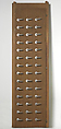 Frustration Door, Hans Hollein Austrian, Oak, European walnut, and metal
