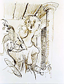 Thanksgiving, John Currin American, Ink on paper