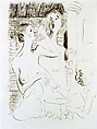 Thanksgiving, John Currin American, Ink on paper