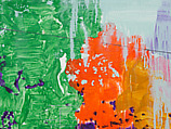 No Idling (Study), Hurvin Anderson (British, born Birmingham 1965), Acrylic paint with tape, over pencil on drafting film (synthetic polymer sheet)