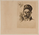 Monsieur Manet (The Artist's Father) I, Edouard Manet (French, Paris 1832–1883 Paris), Etching and drypoint; only state, French