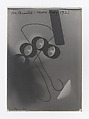 Rayograph, Man Ray American, Glass negative