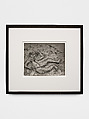 Max Ernst drawing on the beach sand, Man Ray  American, Gelatin silver print