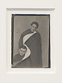 Tristan Tzara and Jean Cocteau with "Lampshade", Man Ray (American, Philadelphia, Pennsylvania 1890–1976 Paris), Gelatin silver contact print
