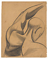 Study for Basketball Figure, Philip Guston (American (born Canada), Montreal 1913–1980 Woodstock, New York), Pencil on paper