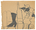 Still Life, Philip Guston  American, born Canada, Ink on paper
