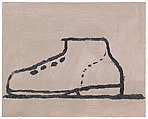 Untitled (Shoe), Philip Guston American, born Canada, Oil on panel