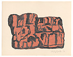 Ancient Roman Fragment, Philip Guston  American, born Canada, Oil on paper