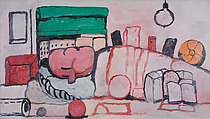 Alone, Philip Guston  American, born Canada, Oil on canvas