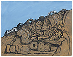 Untitled, Philip Guston  American, born Canada, Acrylic and ink on paper