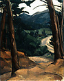 Mountain Road, Lajos Tihanyi Hungarian, Oil on canvas