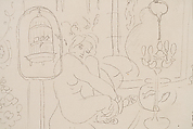lnterieur au perroquet, Henri Matisse (French, Le Cateau-Cambrésis 1869–1954 Nice), Graphite on paper