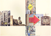 Historic Detour (Scenarios), Robert Rauschenberg  American, Inkjet print mounted to aluminum composite panel (diptych)