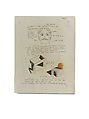 Autobiographic Design, Ettore Sottsass Italian, born Austria, Reproduction of original drawing